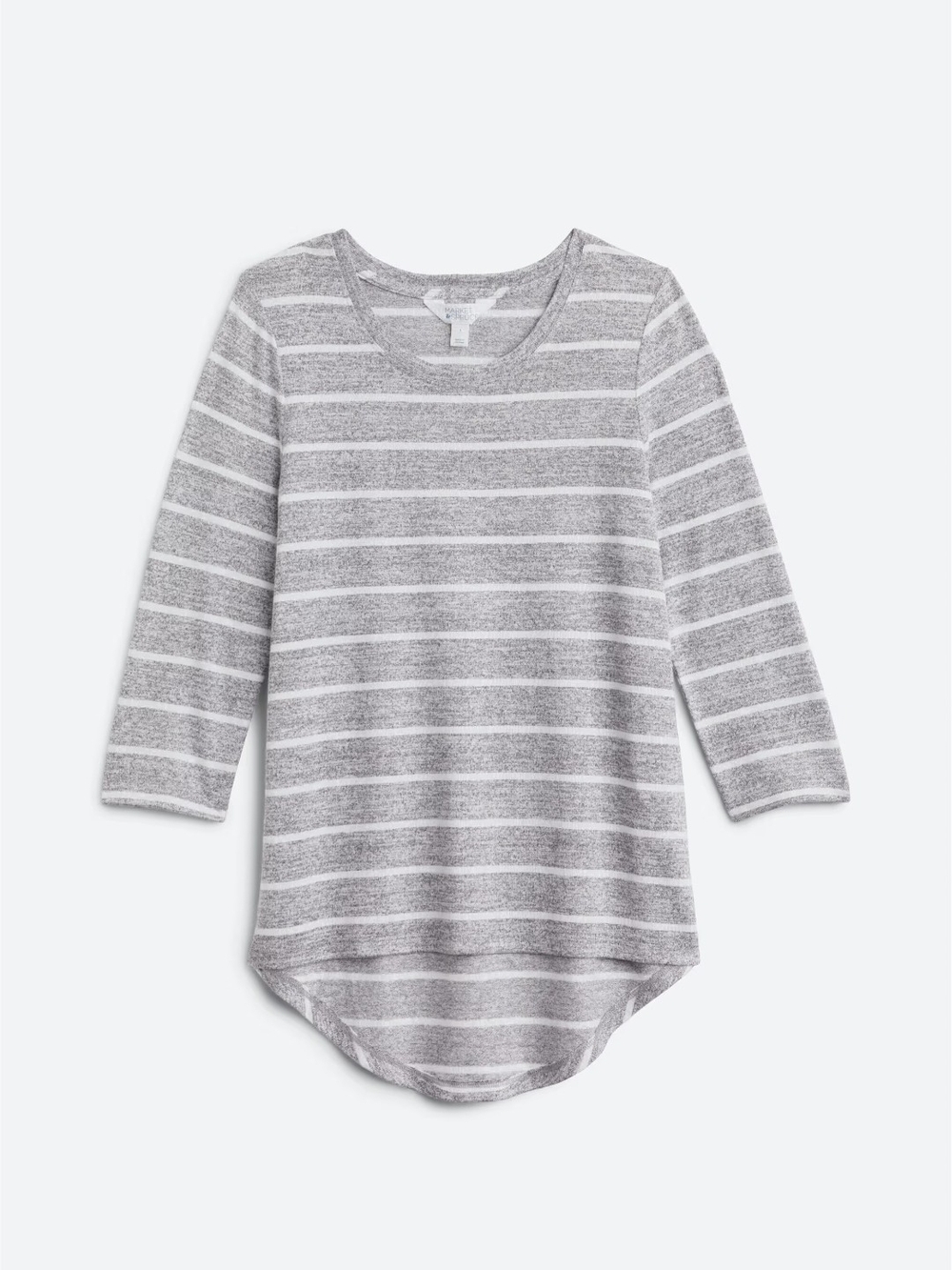 Market & Spruce Juuna High Low 3Q Sleeve Knit Top
